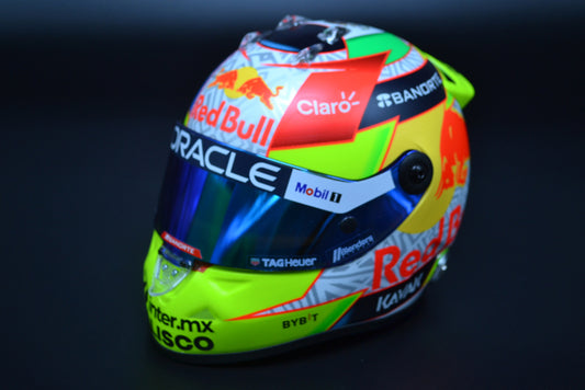 Mini Casque 1/2 Formula One Sergio Perez Red Bull Honda 2023