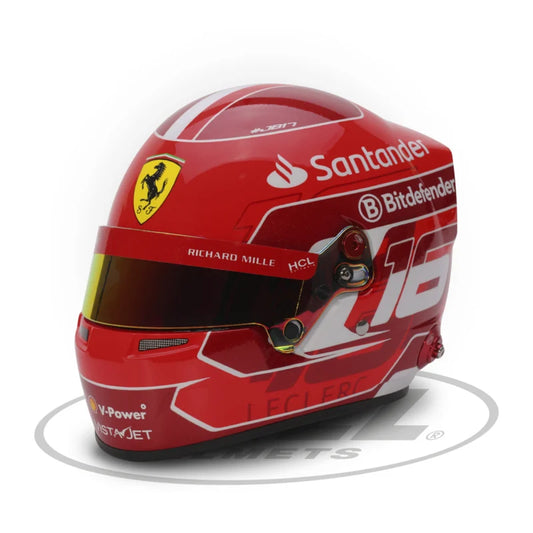 Mini Casque 1/2 Formula One Charles Leclerc Scuderia Ferrari 2024