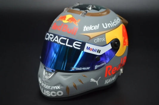 Mini Casque 1/2 Formula One Sergio Perez Red Bull Honda Edition Brésil 2022