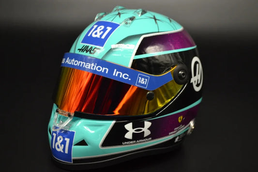 Mini Casque 1/2 Formula One Mick Schumacher HAAS Edition Miami 2022