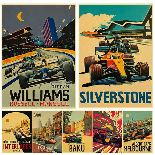 Cadre Formula 1 80's Vintage