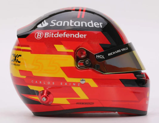 Mini Casque 1/2 Formula One Carlos Sainz Scuderia Ferrari 2024
