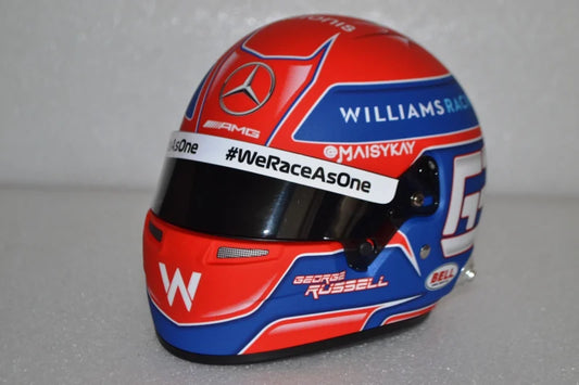 Mini Casque 1/2 Formula One George Russell Williams Mercedes 2021