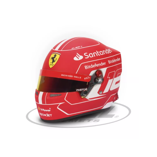 Mini Casque 1/2 Formula One Charles Leclerc Scuderia Ferrari 2023